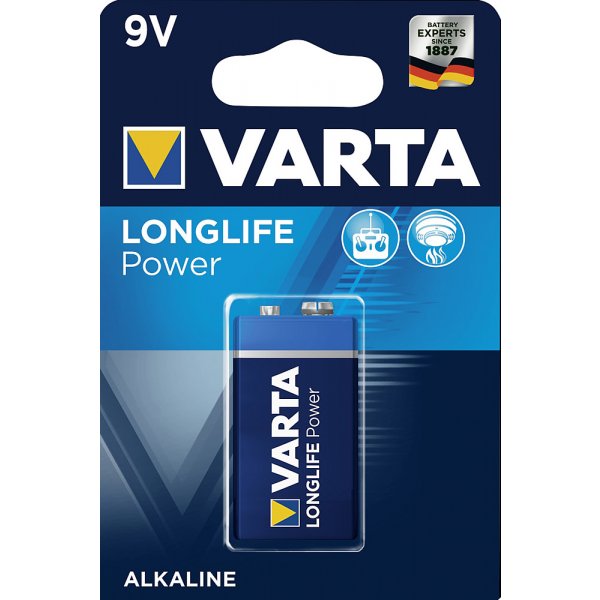 VARTA Batterie Longlife Power E-Block 9V