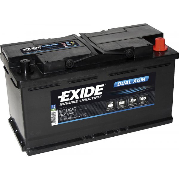 EXIDE Batterie EXIDE Dual AGM EP 800