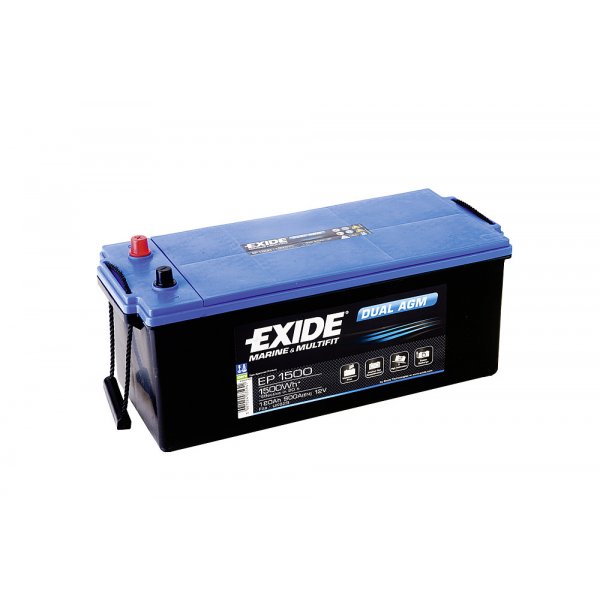 EXIDE Batterie EXIDE Dual AGM EP 1500 180 Ah _K20_