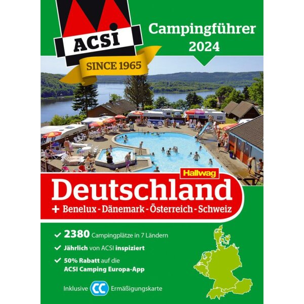 ACSI Campingführer Deutschland ACSI 2024
